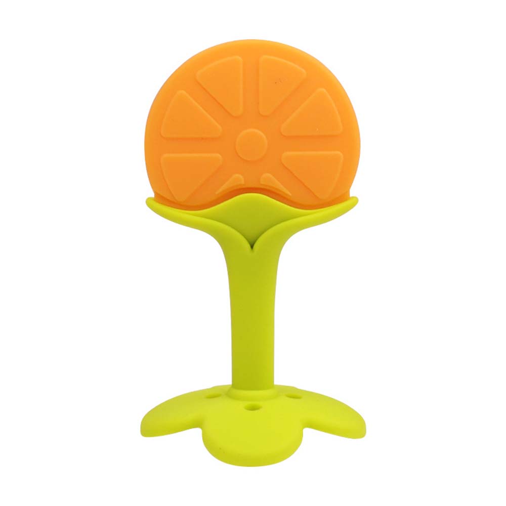 Baby silicone bite baby teething stick three-dimensional fruit tooth gel newborn teething device soothing bite Glue toys 5