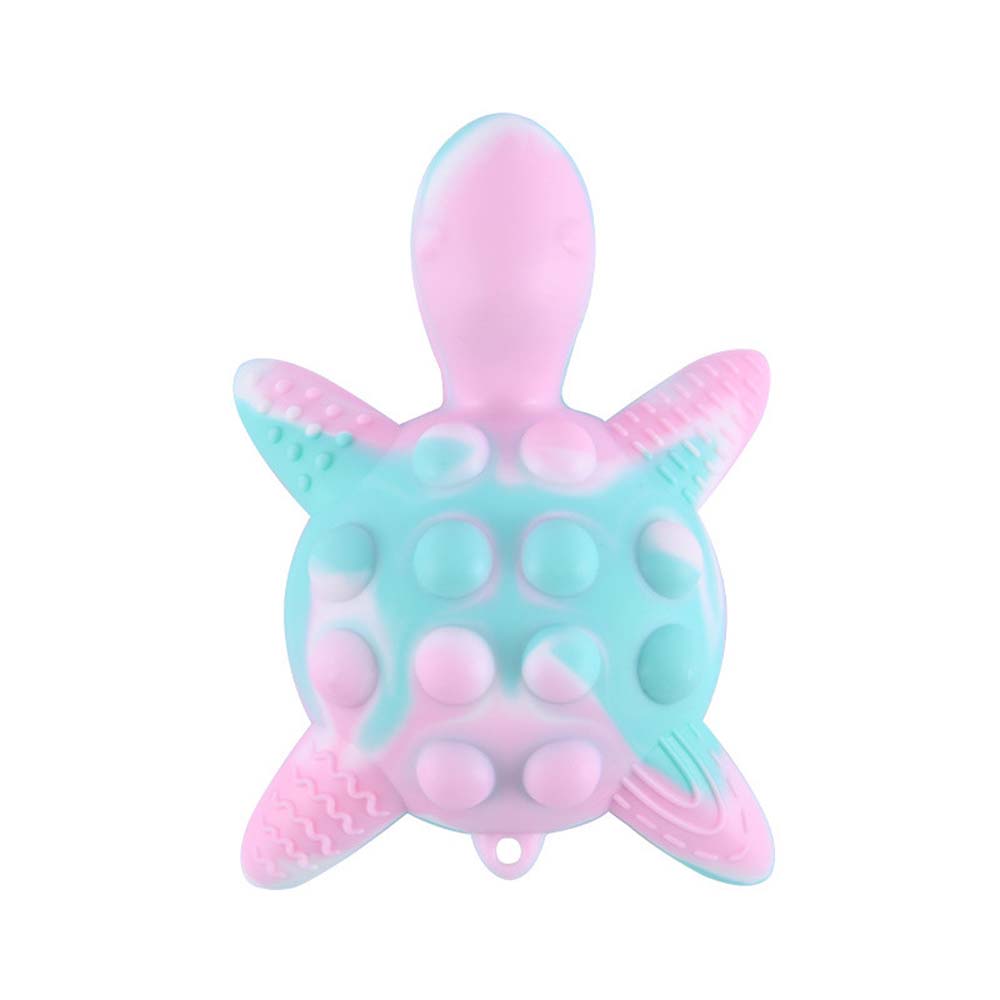 Baby tooth food grade silicone biting toys turtle silicone tooth animal type biting glue