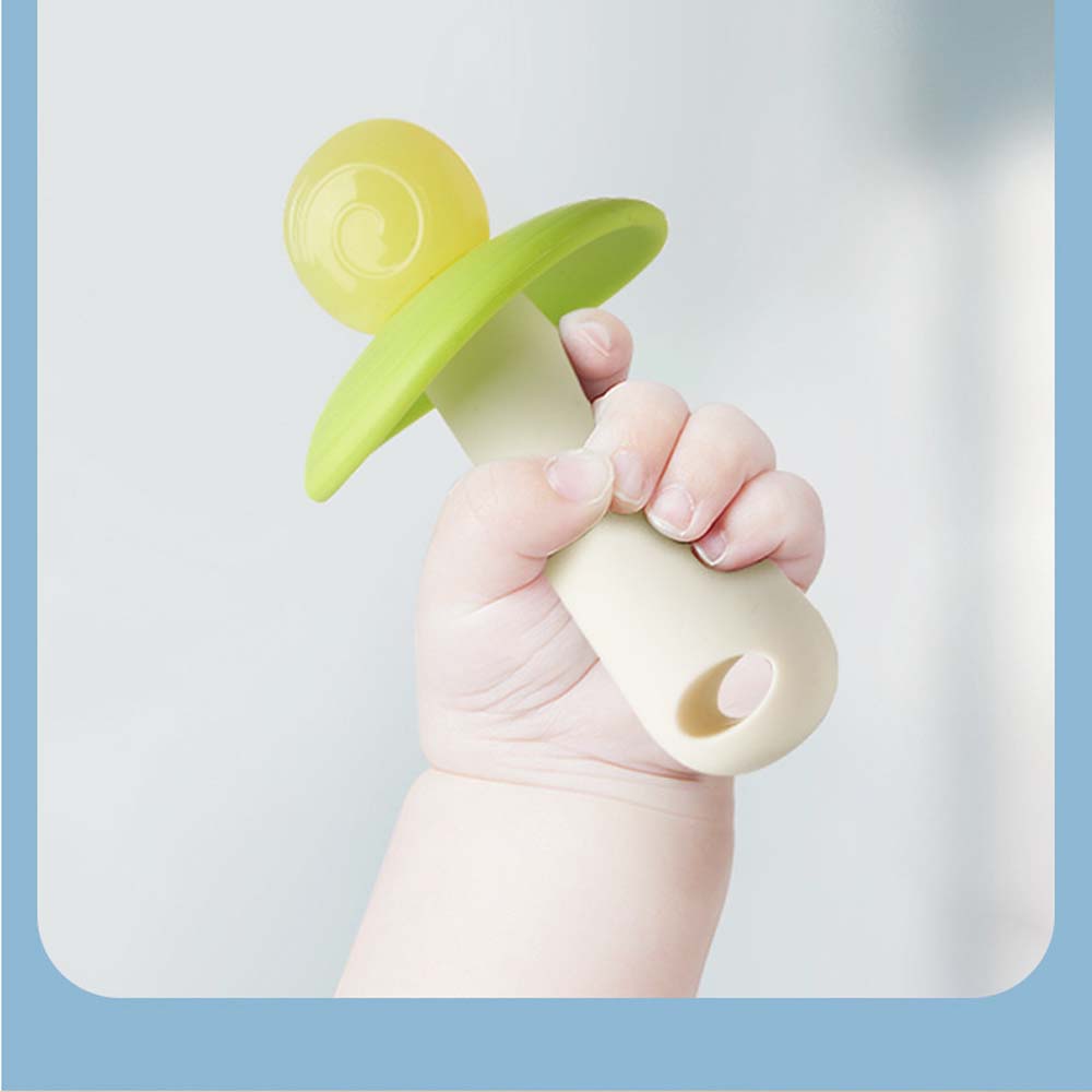 baby toothgel silicone toy 6 months baby bite glue anti-eating hand boiled anti-pacifying food grade teething stick  2