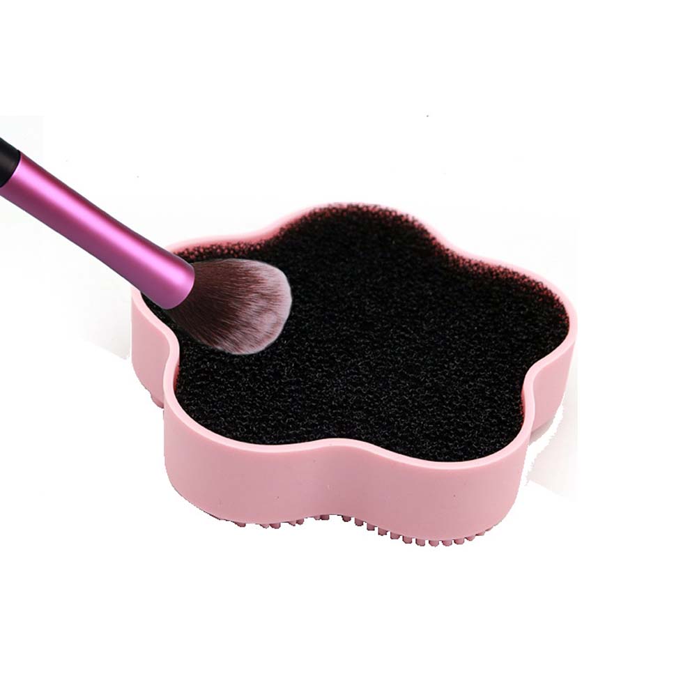 scrubbing pad sponge scrubbing artifact makeup brush scrubbing pad silicone makeup brush cleaning pad 7