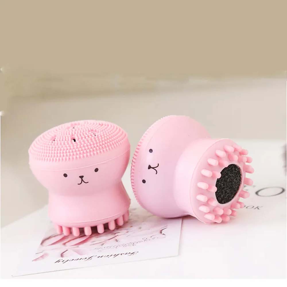 skin care Silicon Hand Wash Facial Cleaning Face Scrubbers deep Cleaning Brush Cleansing Pad 4