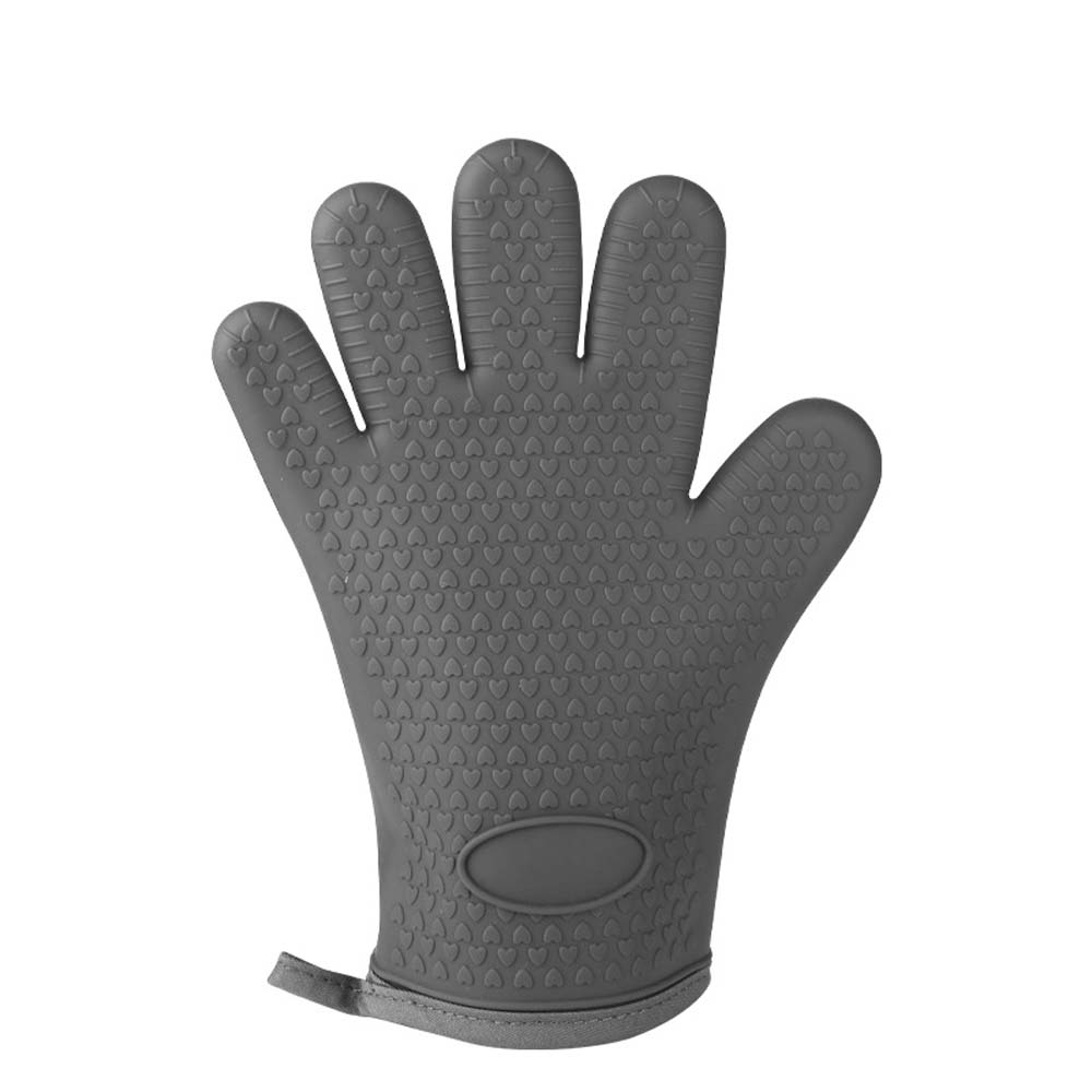 Silicone heat-insulating gloveshousehold finger cover thickened baking oven microwave oven glove 3