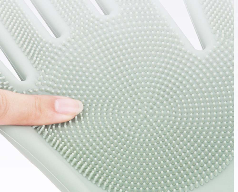 Gloves cleaning housework dishwashing gloves kitchen silicone antifreeze gloves 6