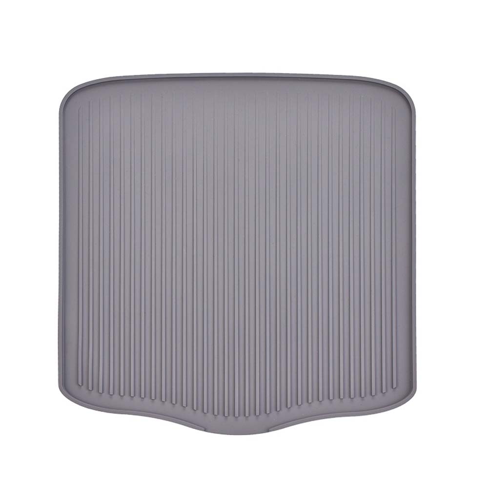 Silicone insulating mat kitchen pot mat large thickened countertop non-slip mat drainage tray mat 4