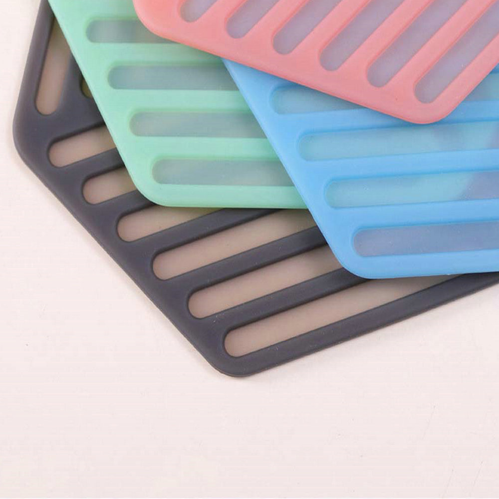 heat insulation mat restaurant home kitchen bar non-slip hot resistant high temperature pots bowls cups and coasters 6