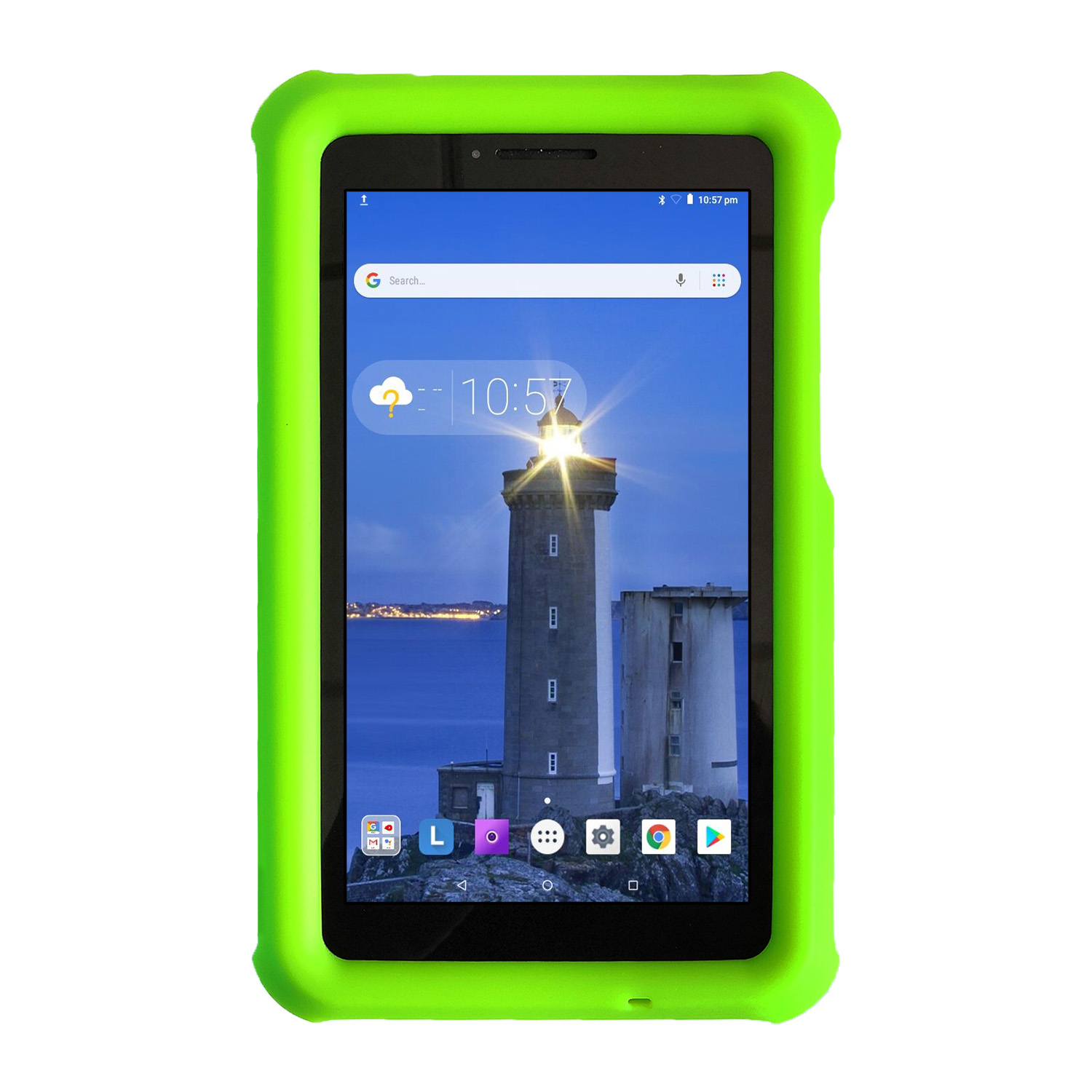 MingShore For Lenovo Tab E7 TB-7104F Silicone Rugged Case GREEN