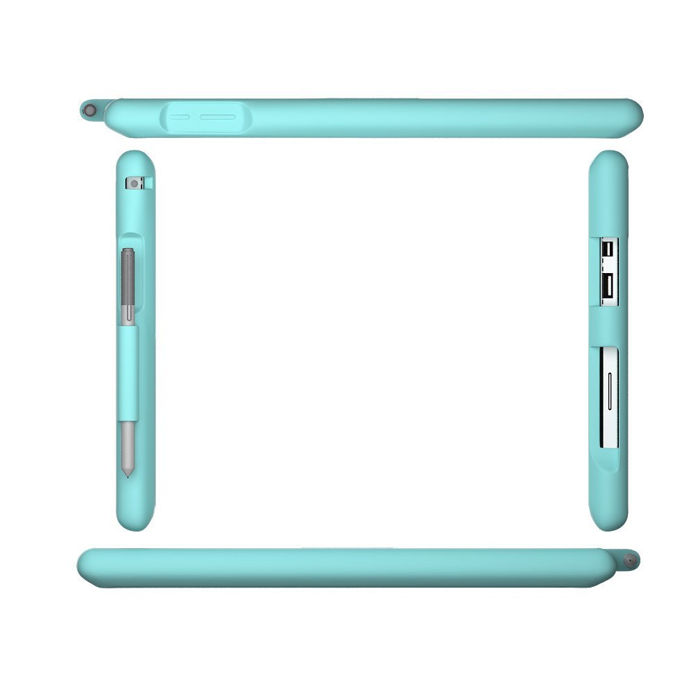 MingShore New Surface Pro Cover With Pen holder Silicone Rugged Case for Microsoft Surface Pro 3 and Pro 4 Sleeve 2