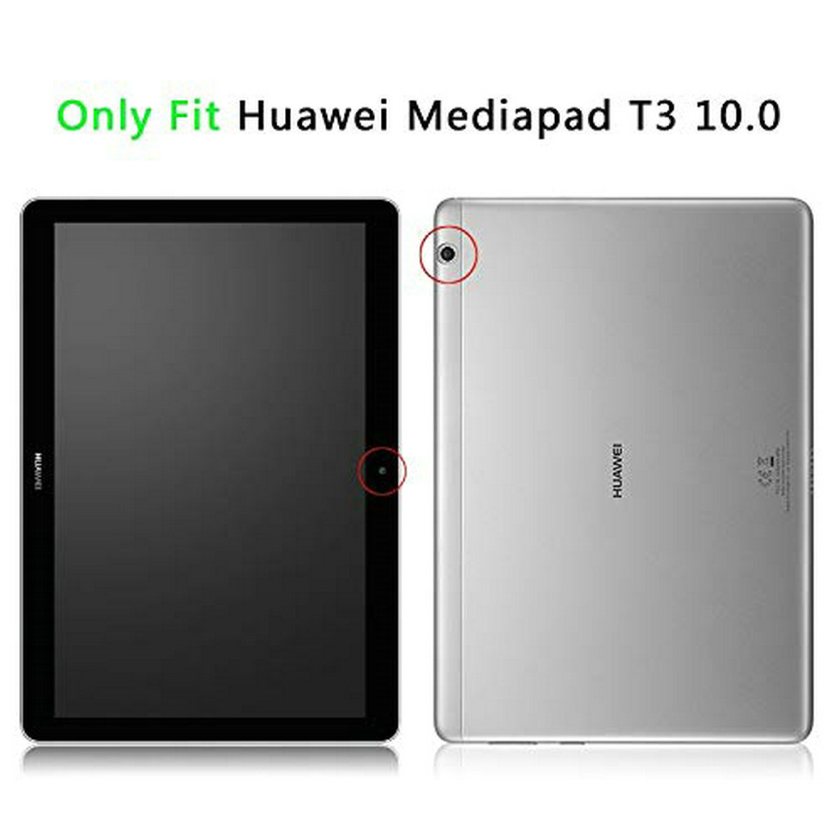 MingShore Cover For Huawei MediaPad T3 10 AGS-W09 AGS-L09 2017 Released 9.6 Inch Tablet Durable Soft Kids Friendly Silicone Rugged Case Raspberry 3