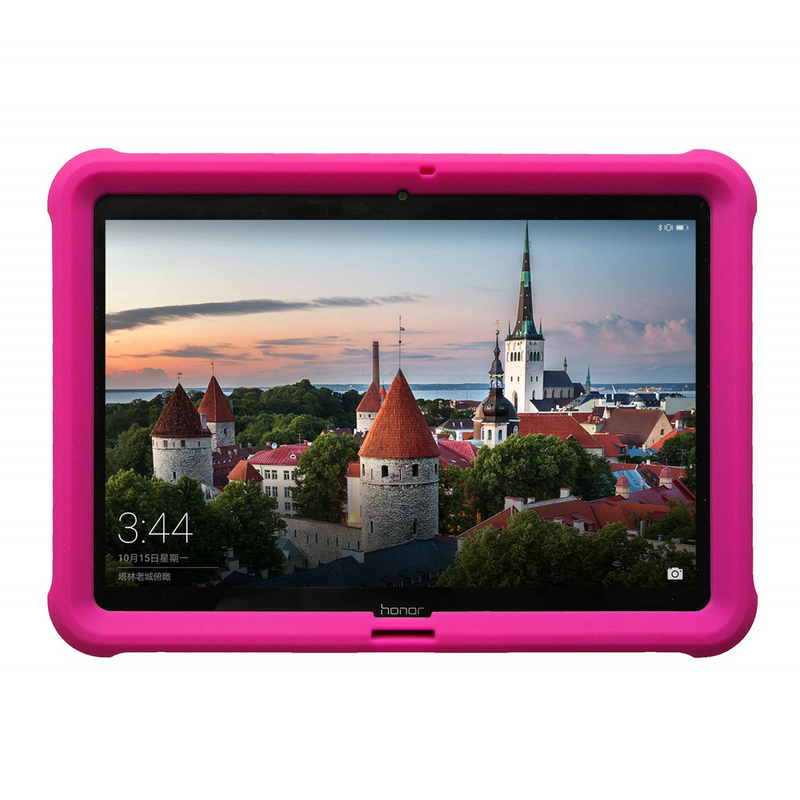 MingShore Cover For Huawei MediaPad T3 10 AGS-W09 AGS-L09 2017 Released 9.6 Inch Tablet Durable Soft Kids Friendly Silicone Rugged Case Raspberry