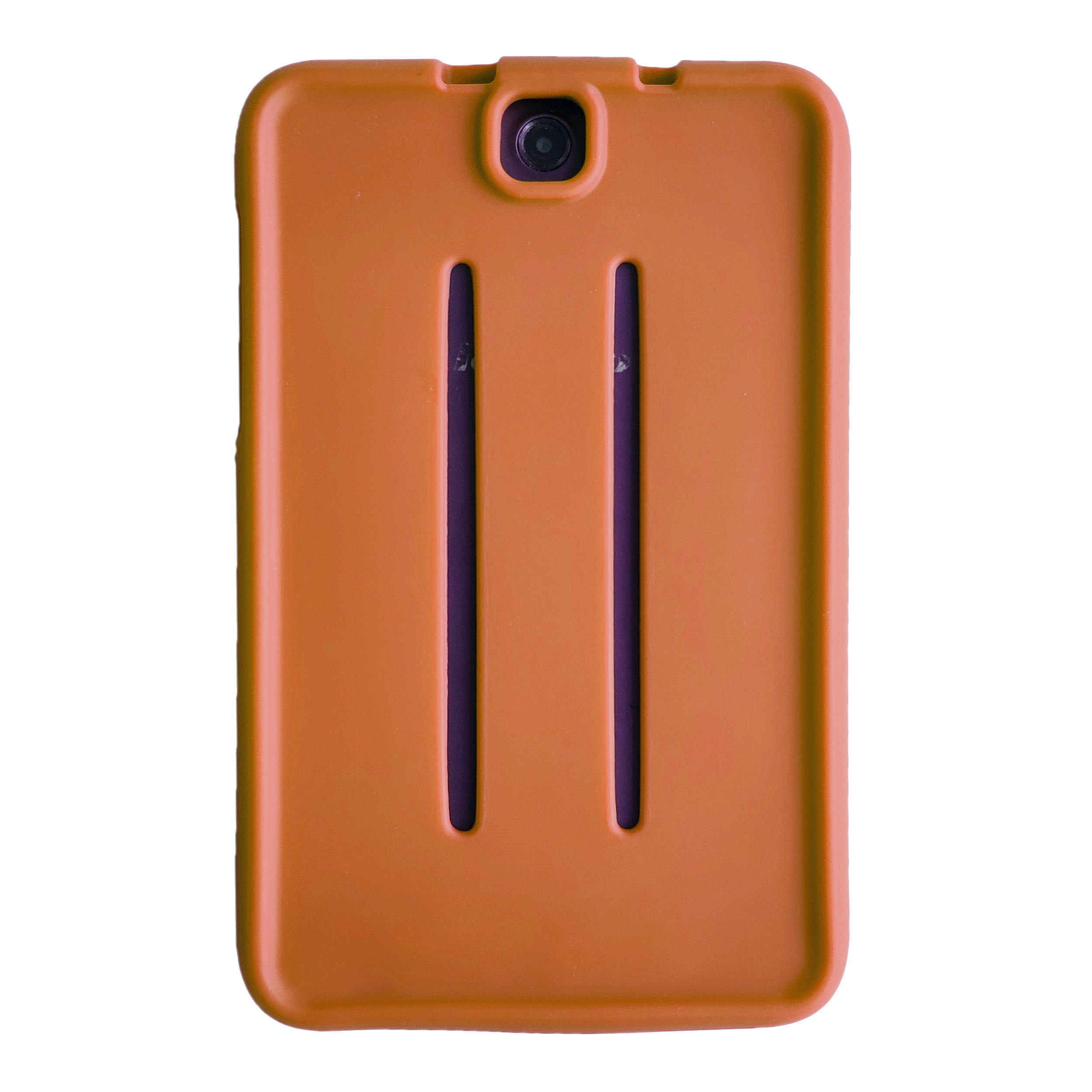 MingShore for Lenovo A7-50 A3500 Silicone Rubber Rear Bumper Released 2014 A3500F-HV-H 7.0 Inch Tablet Handstrap Kids Friendly Washable Durable Rugged Case Orange 2