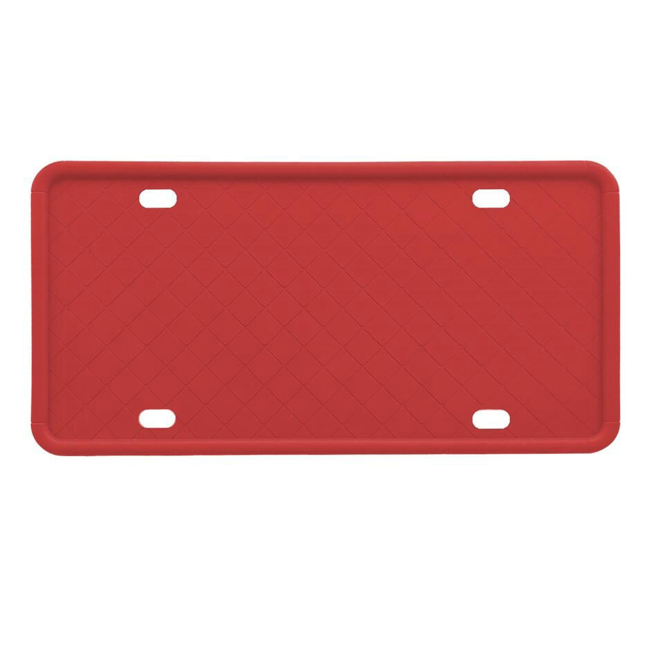 MingShore License Plate Holder 2 PCs-RED