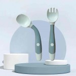 Silicone Spoon Fork Set