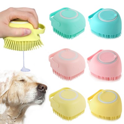 Pet Dog Shampoo Massager Silicone Brushes