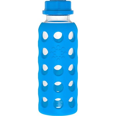 Baby Glass Beverage Bottle With Silicone