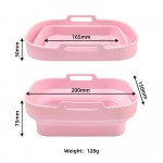 silicone baking tray convenient foldable fried food separation filter oil silicone tray heat insulation