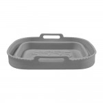 silicone baking tray convenient foldable fried food separation filter oil silicone tray heat insulation