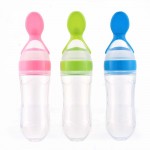 silicone food bottle Creative feeder makes it easy for babies to feed dishes