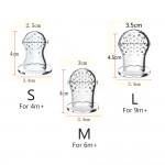 Baby fruit supplement feeding pacifier food-grade silicone vegetable fruit feeding teat