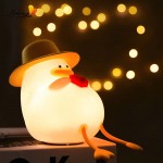  fun lamp cartoon silicone duck Night light