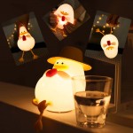  fun lamp cartoon silicone duck Night light