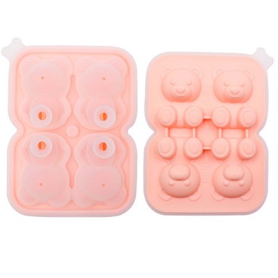 Bear ice cube mold bear ice grid ice hockey silicone ice grid ice Box mold