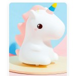 Creative unicorn pat night light Bedroom bedside child feeding sleep silicone pat light