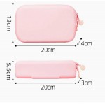 Silicone pen bag cute simple cosmetic bag pen bag stationery box storage bag creative DLY pencil case