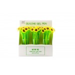 sunflower silicone gel pen creative leaf soft pen flower grass modeling signature pen