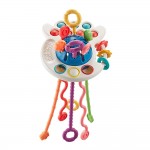 Baby puzzle fun finger twitch toy can be pressed and gnawed enlightenment early education octopus lara toy