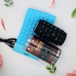 104-key silicone silent soft keyboard Multi-language version USB wired foldable waterproof keyboard