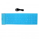 104-key silicone silent soft keyboard Multi-language version USB wired foldable waterproof keyboard