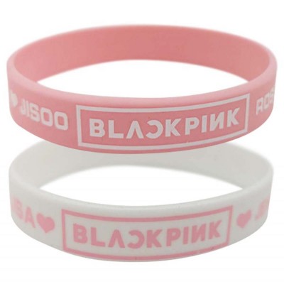 BLACKPINK'S SILICONE BRACELET LISA JENNIE JISOO ROSE NAME BRACELET WRISTBAND