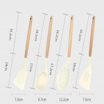 Food Grade Silicone Spatula Heat Resisiteng Nonstick pot Environmental material