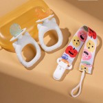Teether Baby Teething Stick Food Grade Silicone Anti-Eating Hand Artifact Baby Biting Rubber Toy