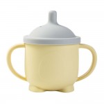 amphora silicone water cup baby and baby straw cup with handle choking-proof drinking cup