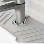 Upgrade silicone faucet draining mat bathroom faucet pad sink faucet splash proof drying mat