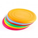 Dog frisbee side herding Golden Retriever training dog practice pet toys bite resistant soft silicone flying saucer 