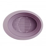 Folding silicone washing bowl Makeup brush egg cleaning cleaning mat Makeup tool washing pad
