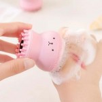 skin care Silicon Hand Wash Facial Cleaning Face Scrubbers deep Cleaning Brush Cleansing Pad