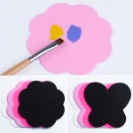Palette Rubber Palette Nail Painting Tools Transparent soft silicone painting board