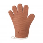 Silicone heat-insulating gloveshousehold finger cover thickened baking oven microwave oven glove