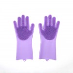 dishwashing gloves housework durable bristles washing dishes cleaning non-slip magic gloves