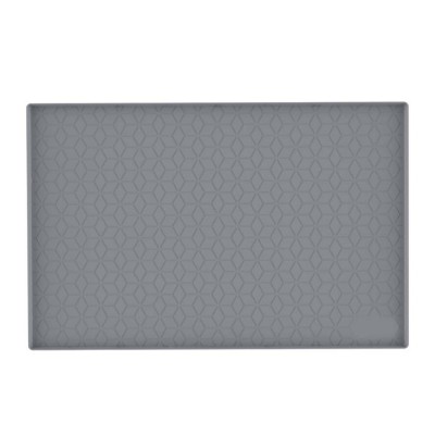 86*56 diamond pattern cabinet mat silicone drainage pad sink mat kitchen washDrain the bowl