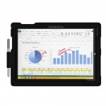 MingShore Microsoft Surface Pro 4 Silicone Rugged Case With Built-in Pen Holer Also Fits to Surface Pro 3 and New Surface Pro (2017) Cover