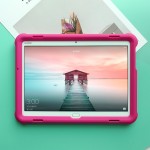 MingShore For Huawei MediaPad M3 Lite 10 Tablet Case Raspberry