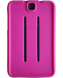 MingShore for Lenovo A7-50 A3500 Silicone Rubber Rear Bumper Released 2014 A3500F-HV-H 7.0 Inch Tablet Handstrap Kids Friendly Washable Durable Rugged Case Raspberry