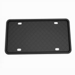 MingShore US License Plate Frame 2 PCs-Black