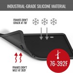 MingShore US License Plate Frame 2 PCs-Black